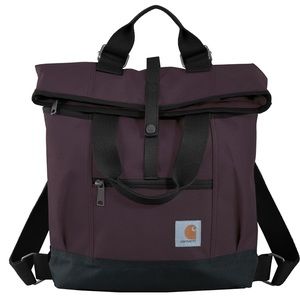 Carhartt Legacy Women's Hybrid Convertible Backpack Tote Bag, Wine